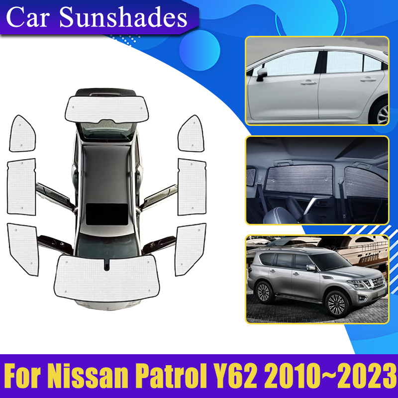 Car Accessories Xmas - Full Coverage Sunshade For Nissan Patrol