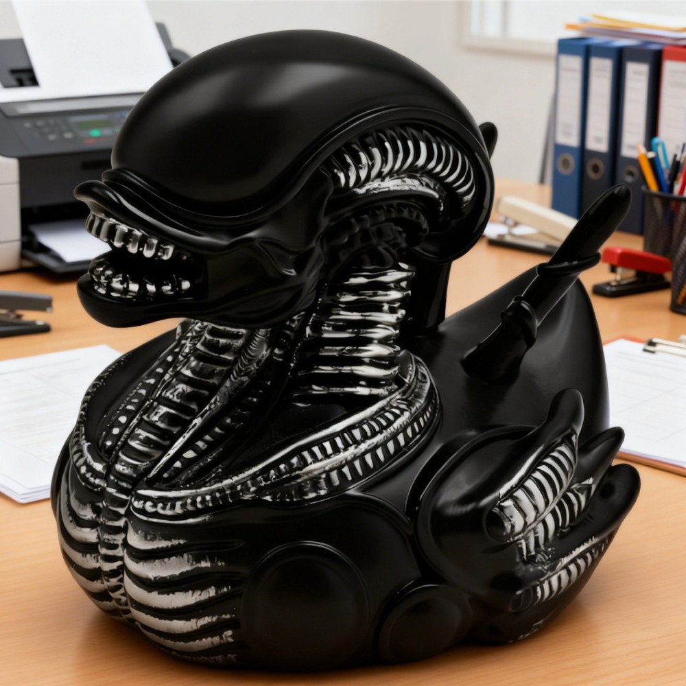 Car Accessories Walmart - Alien Duck Resin Statue，Evil Alien Duck
