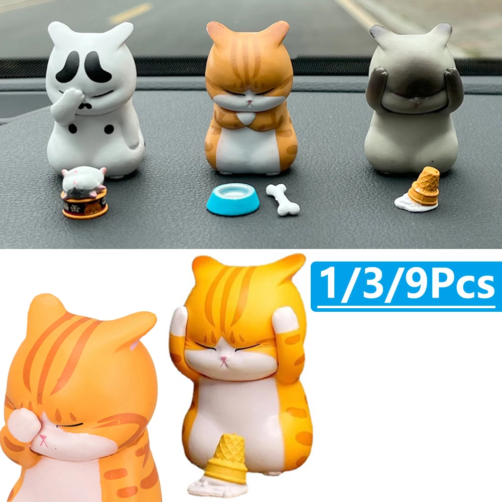 Car Accessories Walmart - 1/9 Kawaii Cat Doll Ornaments Figures