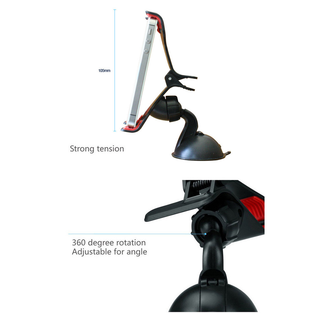 Car Cup Holder Expander - Car Phone Holder 360 Degree Rotation