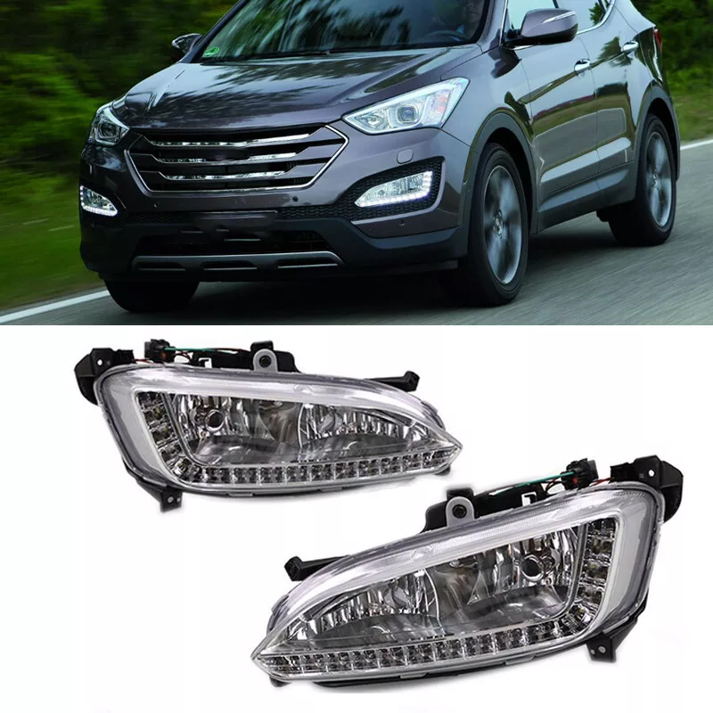 Car Accessories Xmas - Automobile Headlamp LED DRL Fog Light
