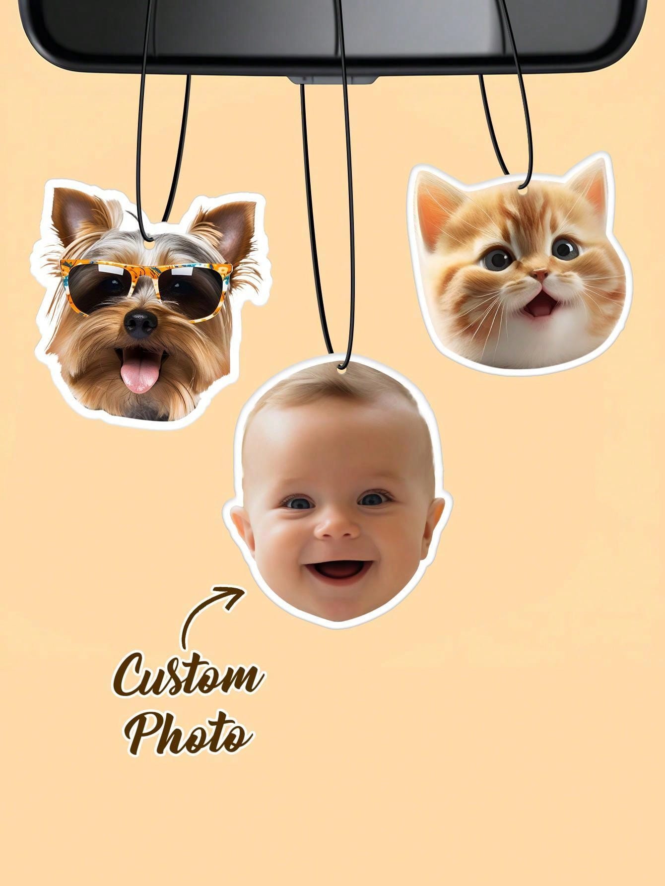 Custom Photo Car Air Freshener - Car Accessories Walmart ulasan dan harga