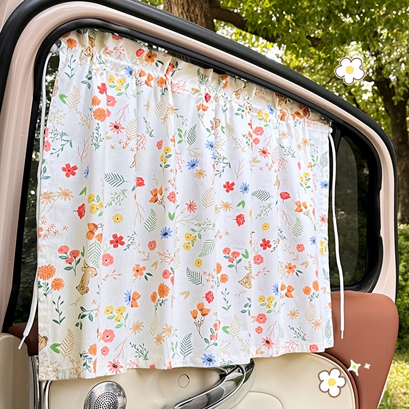 Cartoon Pattern Car Window Cur - Car Accessories Must Have ulasan dan harga