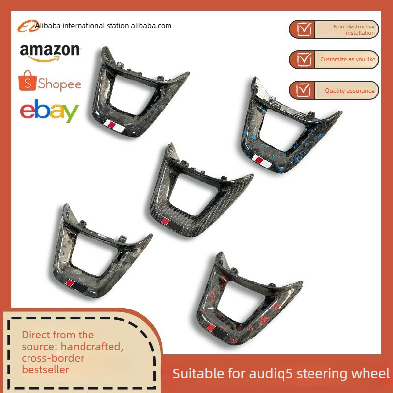 Carbon fiber or forged carbon  - Steering Wheel Cover ulasan dan harga