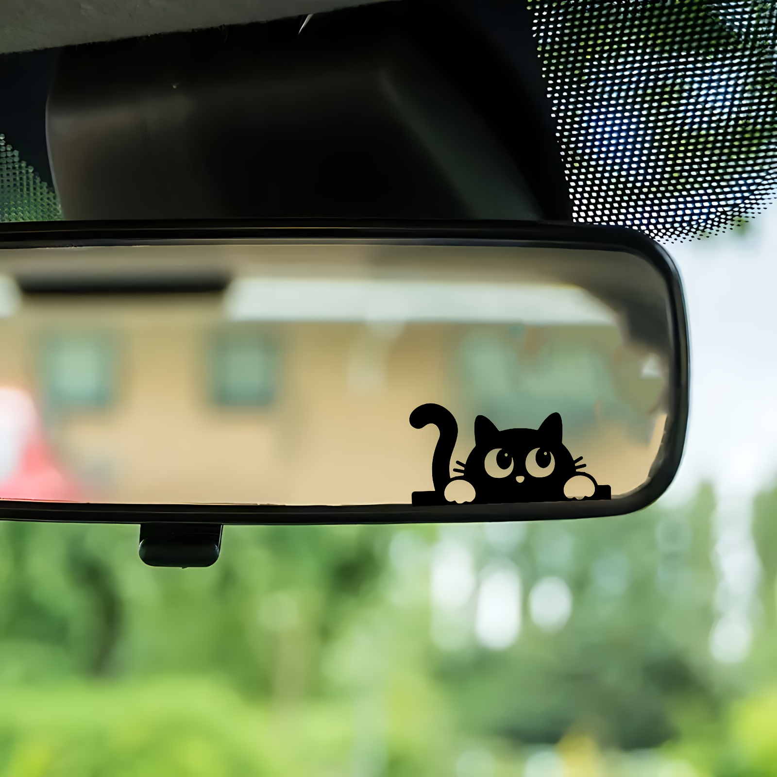 Cute Cat Car Rearview Mirror S - Car Accessories Xmas ulasan dan harga