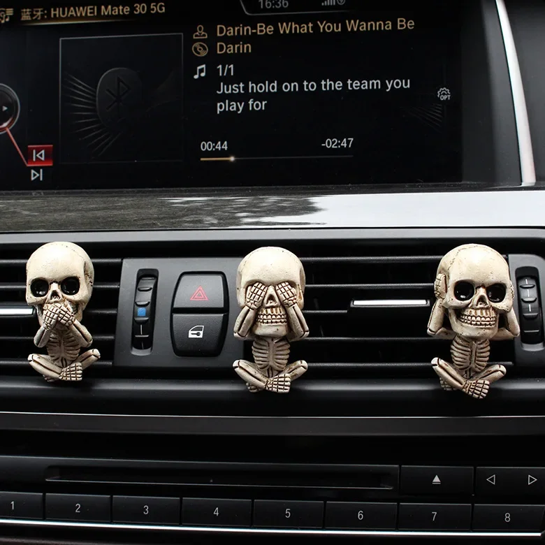 3Pcs Skull Car Interior Decora - Car Accessories Must Have ulasan dan harga