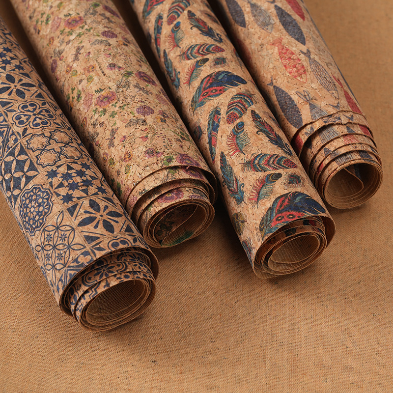 100x138cm Cork Printed PU Leat - Car Accessories Cork ulasan dan harga