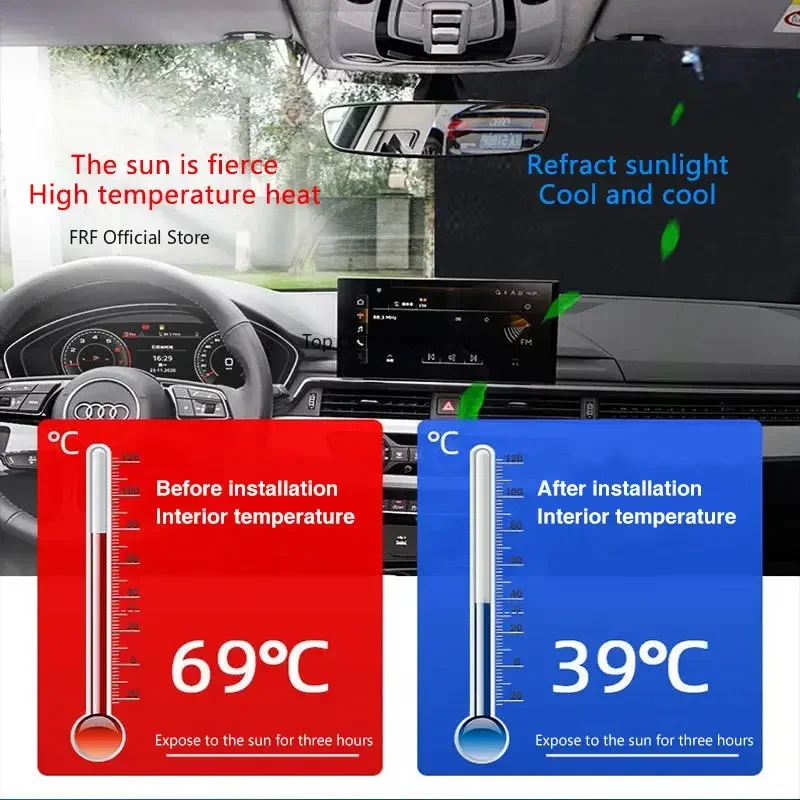 Full Coverage Sunshade For Nis - Car Accessories Xmas ulasan dan harga