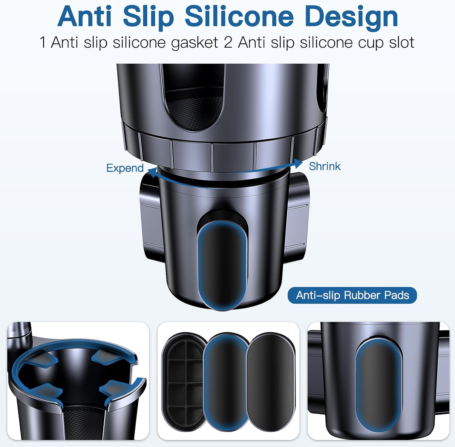 Cup Holder Phone Tablet Mount, - Car Cup Holder Expander ulasan dan harga