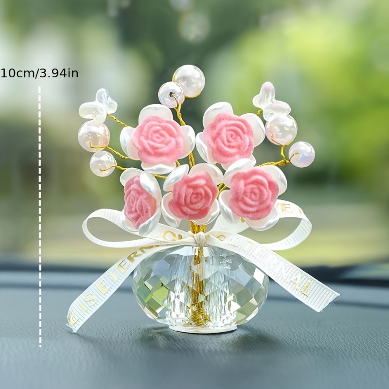 1PC Crystal Glass Rose Dashboa - Car Accessories Walmart ulasan dan harga