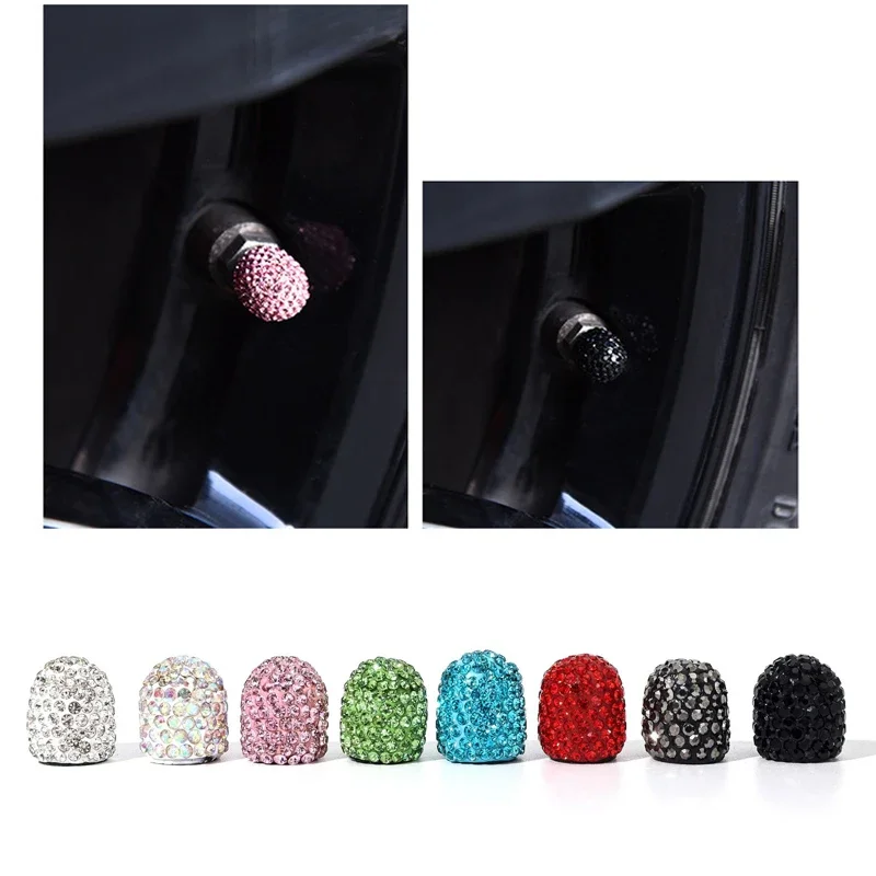 4/2pcs Diamond Crystal Motorcy - Steering Wheel Cover ulasan dan harga