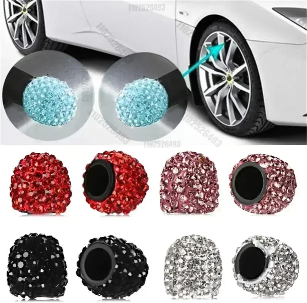 4/2pcs Diamond Crystal Motorcy - Steering Wheel Cover ulasan dan harga