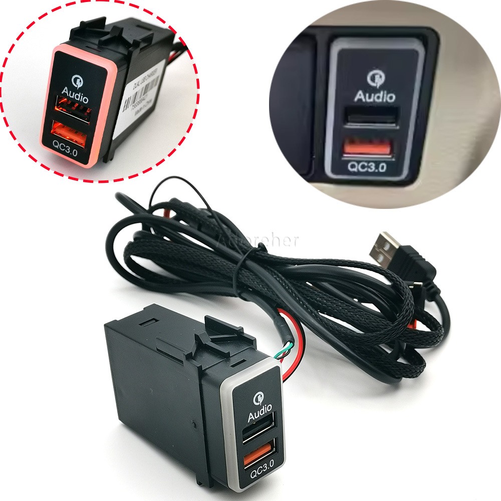 12V/24V Car QC3.0 USB Input Ad - Car Accessories Nissan Xtrail ulasan dan harga