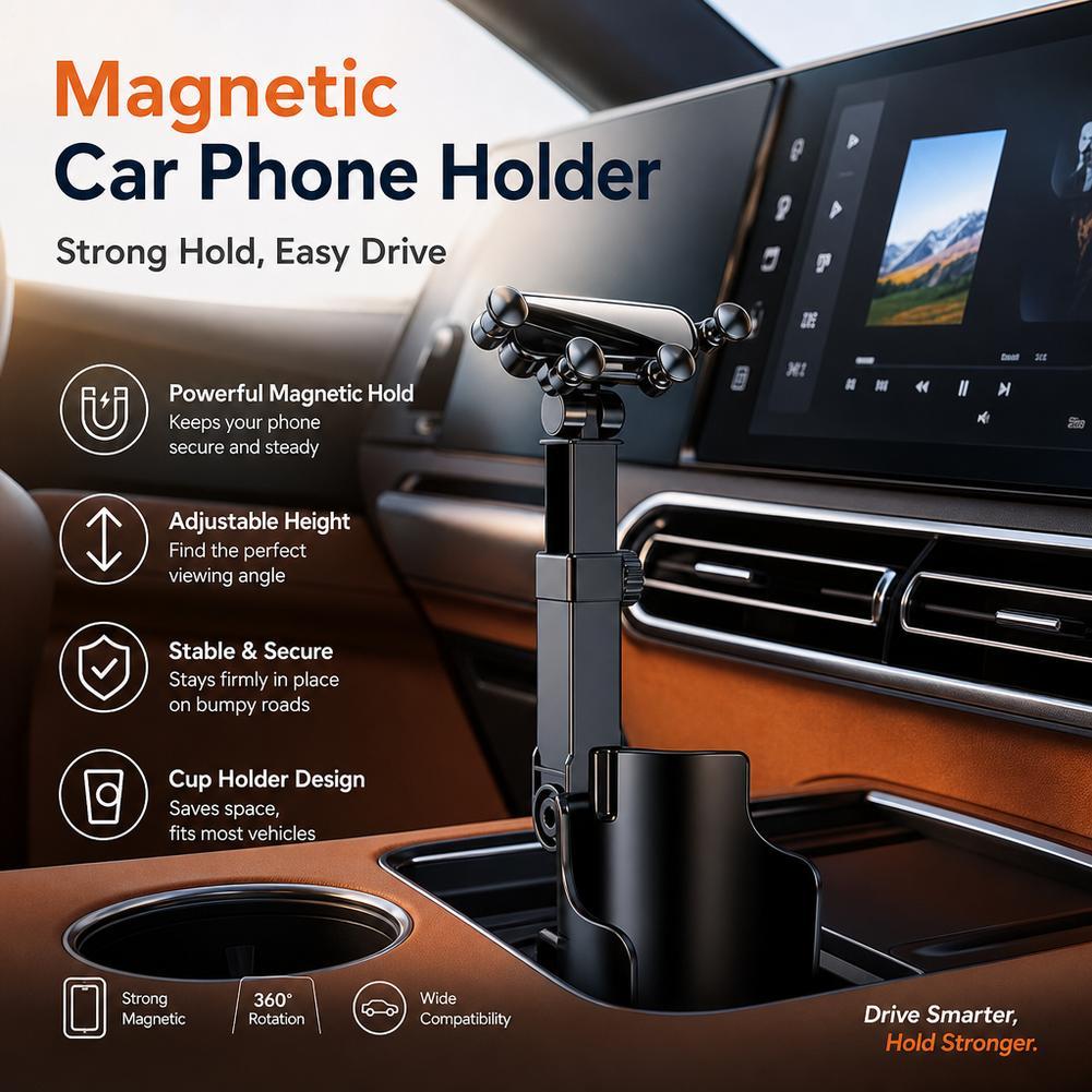 2-in-1 Cup Holder Phone Mount  - Car Cup Holder Expander ulasan dan harga