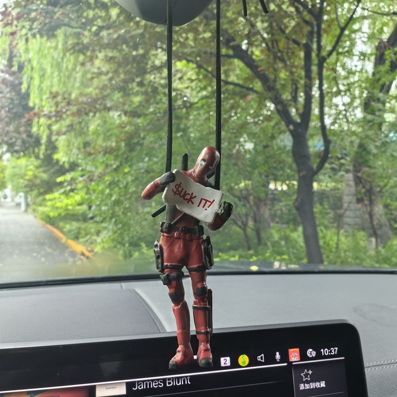 Marvel Deadpool Car Rearview M - Car Accessories Xmas ulasan dan harga