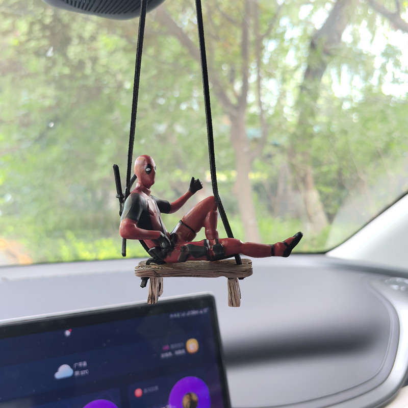Marvel Deadpool Car Rearview M - Car Accessories Xmas ulasan dan harga