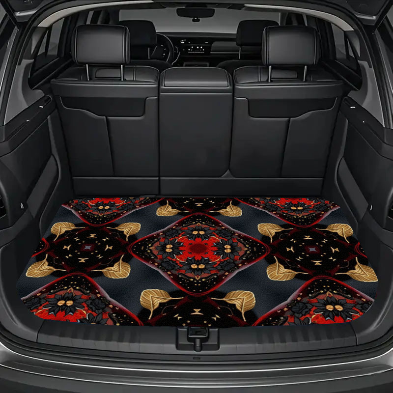1pc Car Trunk Mat With Printed - Car Accessories Must Have ulasan dan harga