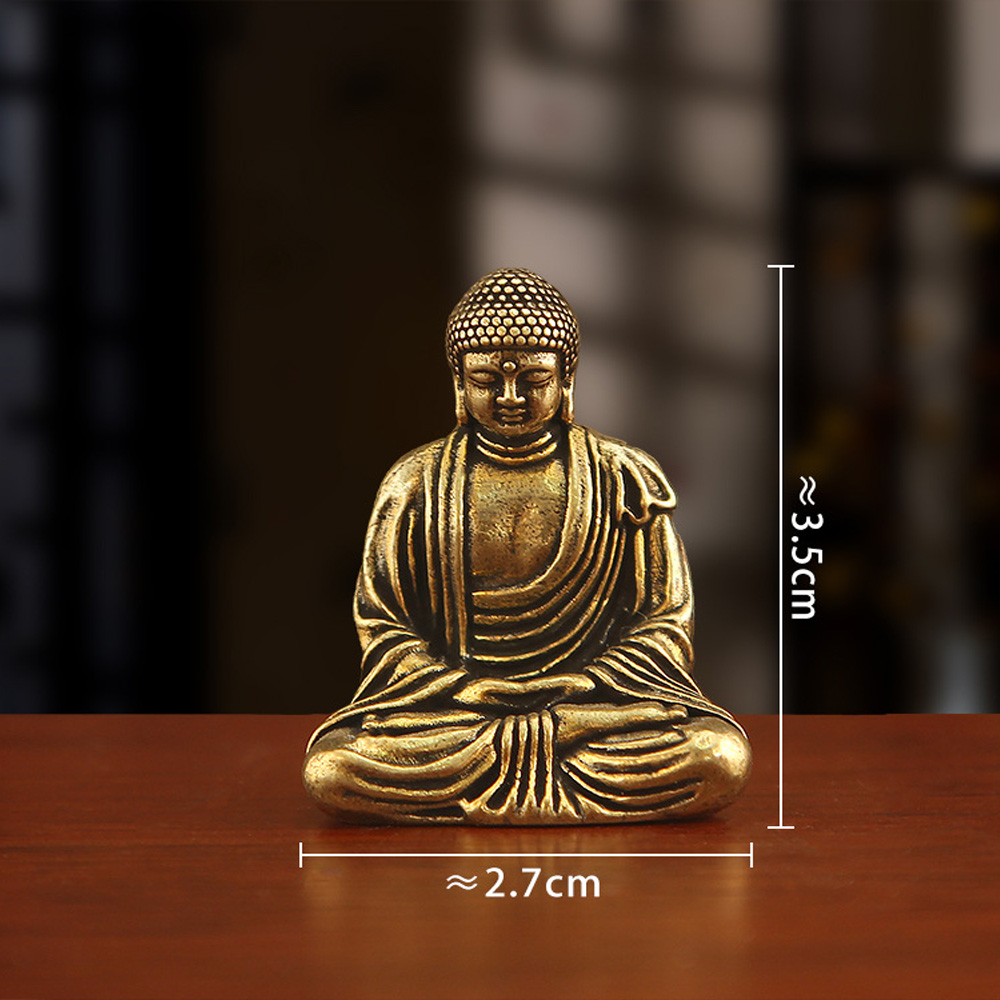 Mini Brass Tathagata Buddha St - Car Accessories Walmart ulasan dan harga