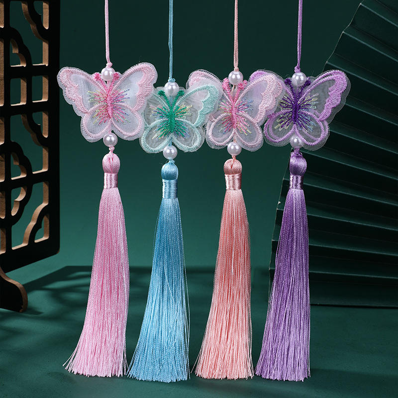 Pearl Embroidery Butterfly Tas - Car Accessories Xmas ulasan dan harga