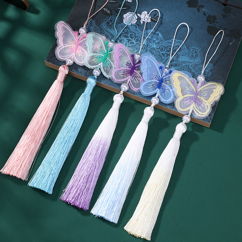 Pearl Embroidery Butterfly Tas - Car Accessories Xmas ulasan dan harga